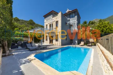  Luxury and Peaceful Holiday in Kalkan Nature: Villa Ea 8-person capacity and modern comfort
