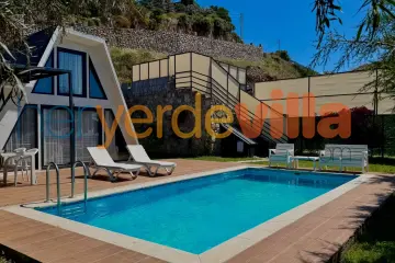 Fethiye Çalıca Bungalov Villa | Deniz Manzaralı, Özel Havuzlu Konfor
