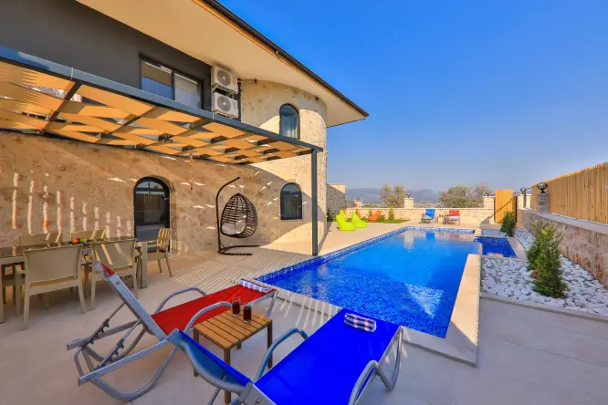 Villa Sandak 2 - Seydikemer’de Özel Havuzlu, Jakuzili Tatil Villası