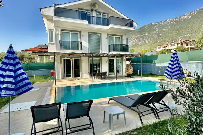 Fethiye Ovacık’ta Jakuzili Bahçeli Kiralık Villa – Villa Tekeli Duo