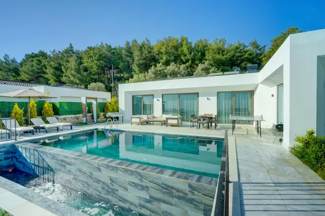 Kalkan İslamlar’da Doğa İçinde Özel Havuzlu Villa Neptune | 6 Kişilik