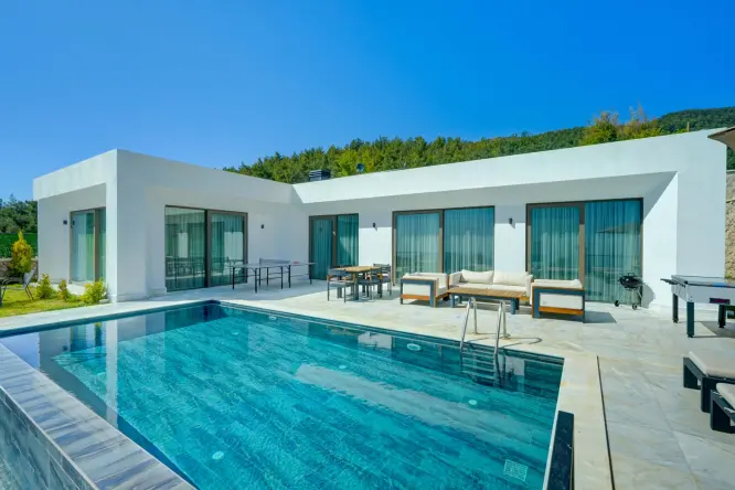Kalkan İslamlar’da Doğa İçinde Özel Havuzlu Villa Satürn | 6 Kişilik