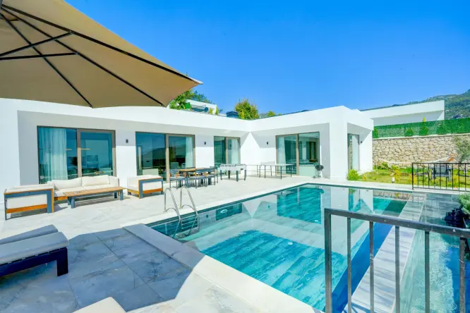 Kalkan İslamlar’da Doğa İçinde Özel Havuzlu Villa Satürn | 6 Kişilik