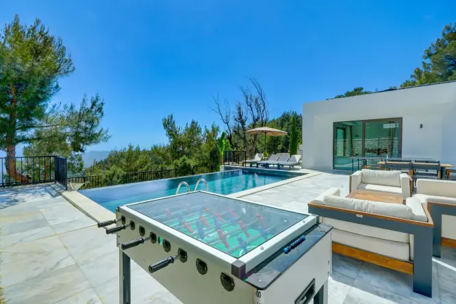 Kalkan İslamlar’da Özel Havuzlu Villa Venus | 6 Kişilik Tatil Villası