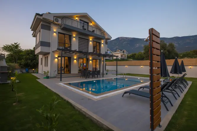 Fethiye Ölüdeniz'de Lüks Villa Bahar | Özel Havuzlu Kiralık Villa