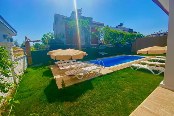 Villa Duru Uno | Fethiye Çiftlik’te Özel Havuzlu Geniş Kiralık Villa
