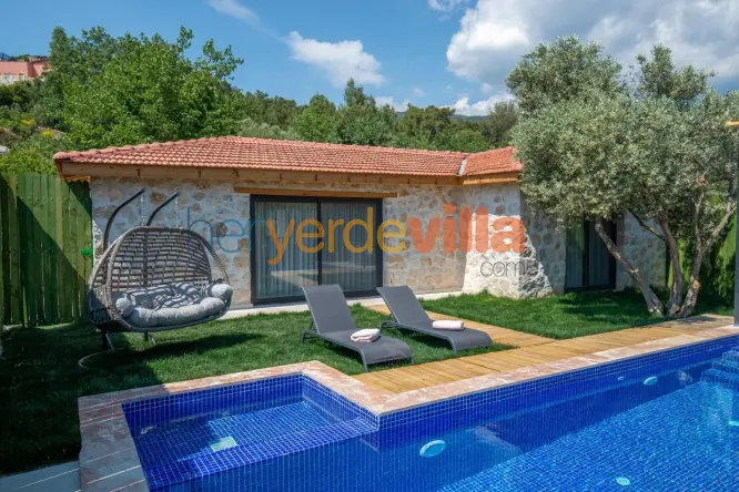 Villa Beyina | Kaş İslamlar’da Jakuzili Balayı Villası
