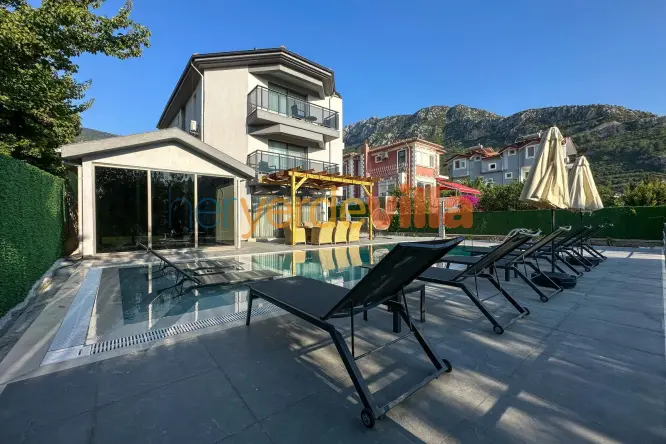 Villa Devin Ovacık | Fethiye Ölüdeniz'de Isıtmalı Havuzlu 9 Kişilik Villa