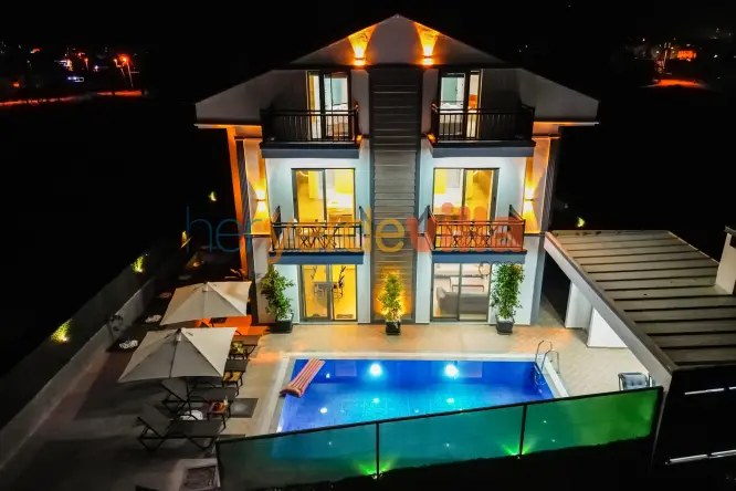 Villa Görgeç | Seydikemer'de Özel Havuzlu 8 Kişilik Tatil Villası