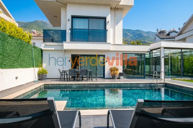 Villa Dakumi | Fethiye Ovacık'ta Sauna, Hamam ve Kapalı Havuzlu Villa