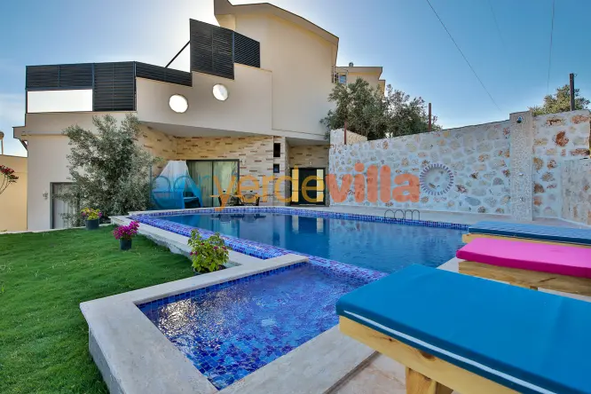 Kalkan Akbel Kiralık Villa | Villa Hill Antik 6 Kişilik