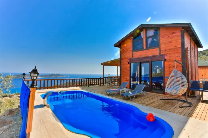 Villa Gerenlik 2, Kalkan Yeşilköy'de Bulunan Deniz Manzaralı Villamız 