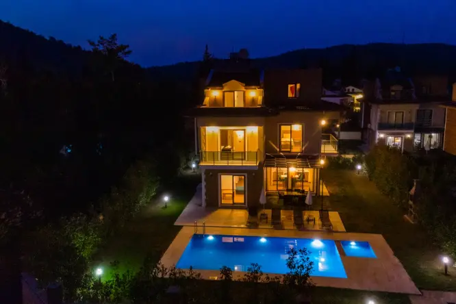 Villa Lavanta 6 Fethiye Hisarönü'nde 6 Kişilik Villa - Ölüdeniz'e Yakın Konfor ve Lüks