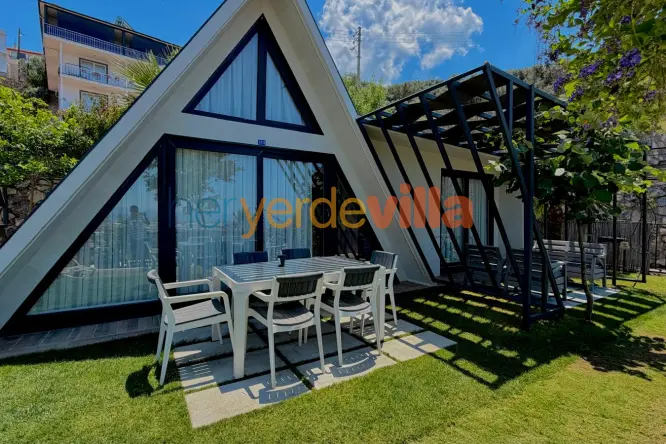 Fethiye Çalıca Bungalov Villa | Özel Havuzlu Deniz Manzaralı Villa