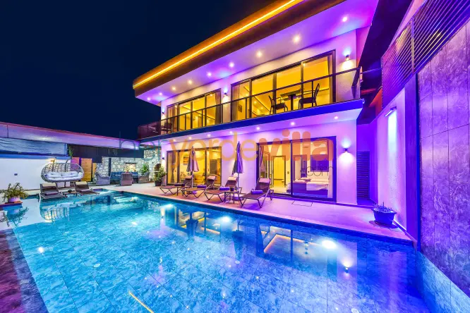 Villa Yaka 1 | Kalkan İslamlar'da Tam Korunaklı Özel Havuzlu Villa