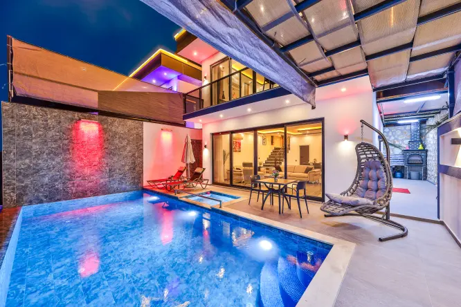 Villa Yaka Duo - Kalkan İslamlar'da Lüks ve Muhafazakar Tatil Villası