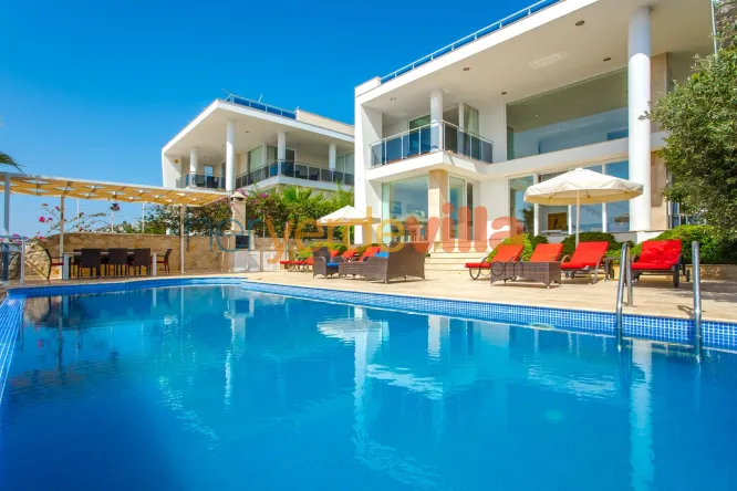 Kalkan Kızıltaş Kiralık Villa | Villa Yirmi 10 Kişilik Deniz Manzaralı