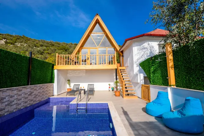 Kalkan Ulugöl Balayı Villası | Villa Tuğçem 2 Kişilik