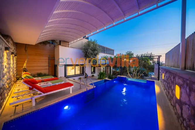 Kalkan Kördere Kiralık Villa | Villa Therapy Aqua 4 Kişilik