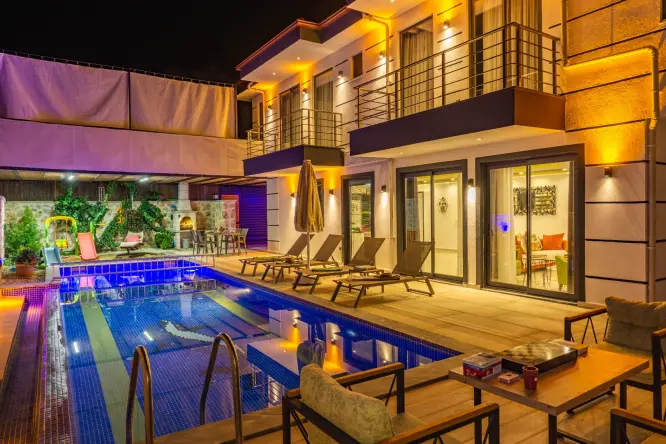 Kalkan Patara Muhafazakar Villa | Villa Hanedan Uno 4 Kişilik
