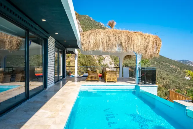 Kalkan Akbel Kiralık Villa | Villa Balli Çırağan 4 Kişilik