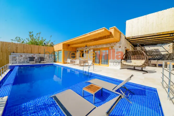Kalkan Ulugöl Korunaklı Villa | Villa Gıygılı 2 - 4 Kişilik