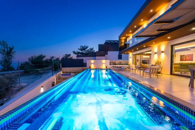 Villa Güney - Kalkan İslamlar'da Özel Havuzlu Lüks 2 Yatak Odalı Villa