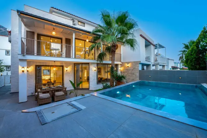 Kalkan Ortaalan Kiralık Villa | Villa Orange 6 Kişilik