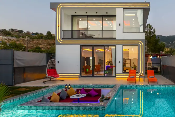 Kalkan’da Balayı Villası – Özel Havuzlu ve Jakuzili Villa Sisters