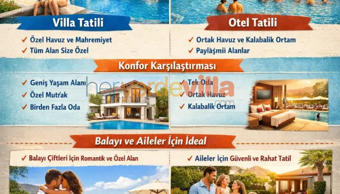 Villa Tatili mi Otel mi? Hangisi Daha Avantajlı 2026 Rehberi