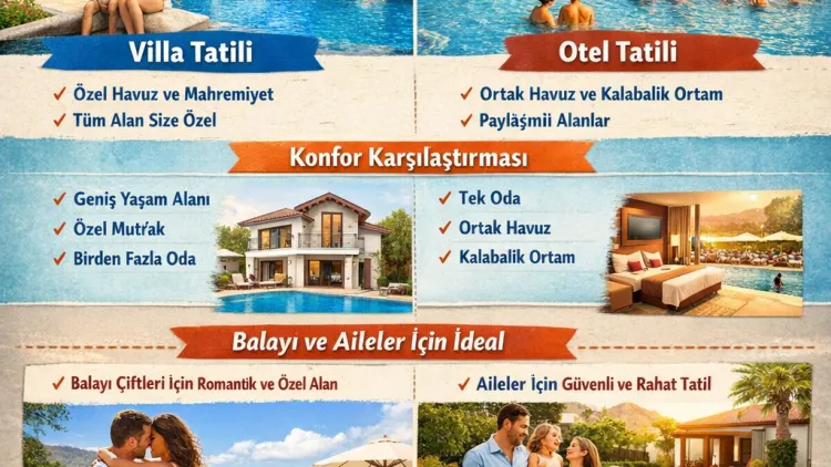 Villa Tatili mi Otel mi? Hangisi Daha Avantajlı 2026 Rehberi Villa Tatili mi Otel mi? Hangisi Daha Avantajlı 2026 Rehberi